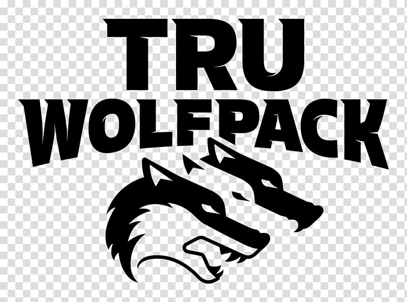 Thompson Rivers University WolfPack Gray wolf Logo, wolfpack transparent background PNG clipart