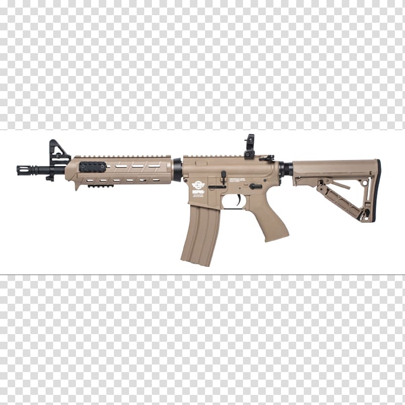 Airsoft Guns Rifle Blow-Back M4 carbine, weapon transparent background PNG clipart