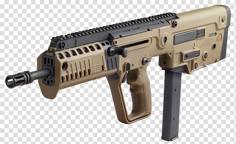 IWI Tavor Israel Weapon Industries X95 Semi-automatic rifle 5.56×45mm NATO, weapon transparent background PNG clipart