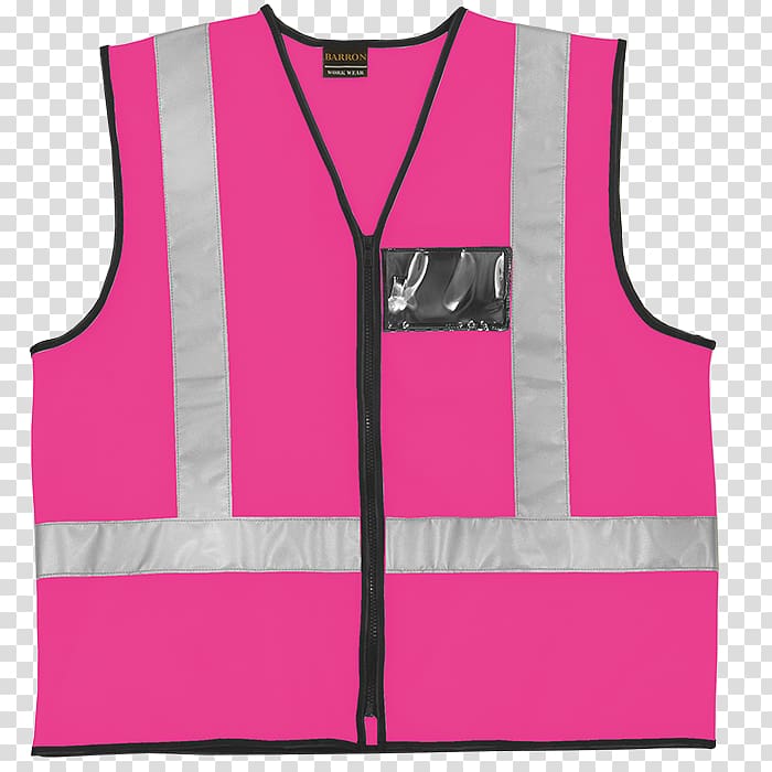 High-visibility clothing Gilets Waistcoat Jacket Workwear, safety vest transparent background PNG clipart