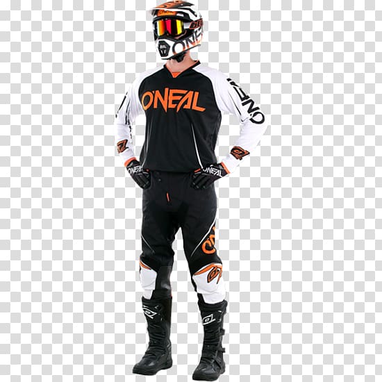 Cycling jersey T-shirt Motorcycle Pants, orange cross transparent background PNG clipart