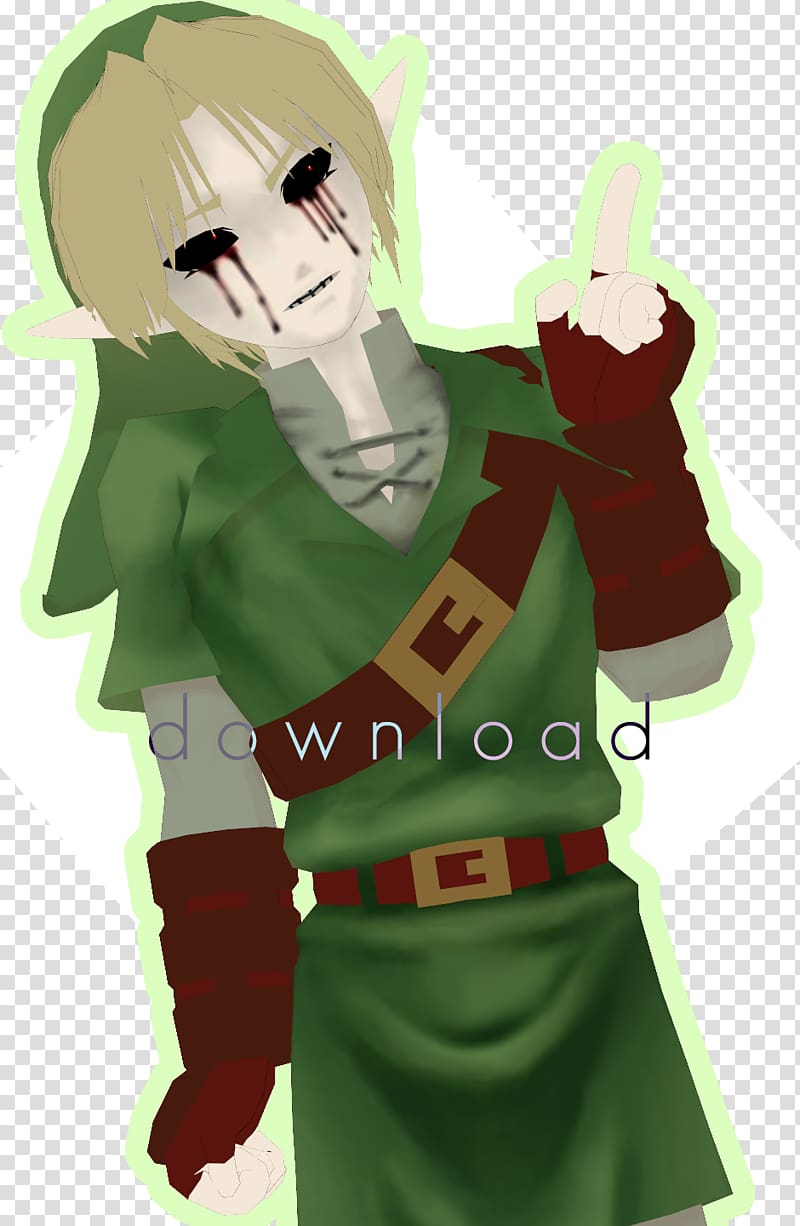 Costume design Green Outerwear, Ben drowned transparent background PNG clipart