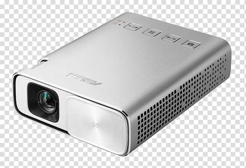 ASUS ZenBeam E1 Handheld projector Multimedia Projectors S1 Mobile LED Projector, Projector transparent background PNG clipart