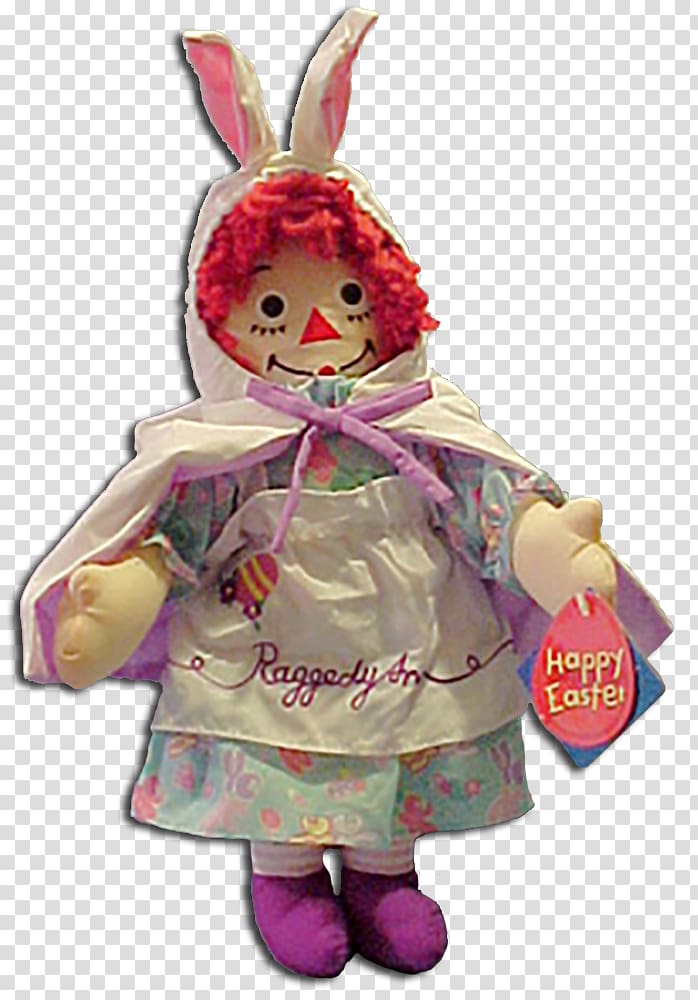 Rag doll Raggedy Ann Collectable Stuffed Animals & Cuddly Toys, doll transparent background PNG clipart