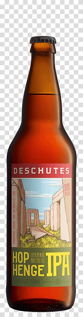 India pale ale Deschutes Brewery Beer bottle, beer hops transparent background PNG clipart