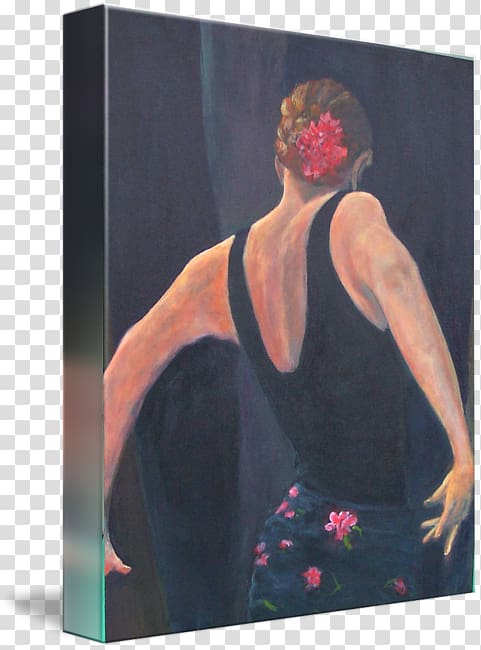 Modern art Shoulder Painting Material, Flamenco Dancer transparent background PNG clipart