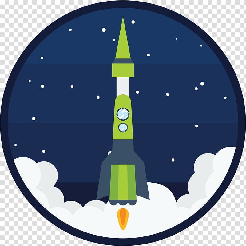 Spacecraft Rocket Space capsule, Green spaceship transparent background PNG clipart