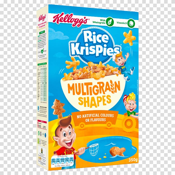 Breakfast cereal Rice Krispies Treats Kellogg\'s Food, Rice Krispies transparent background PNG clipart