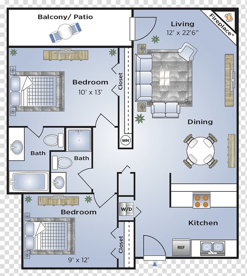 Floor plan Advenir at Del Arte Apartment House Home, apartment transparent background PNG clipart