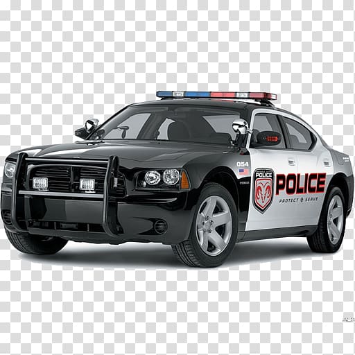 Police car Dodge Charger (B-body) Bullbar, car transparent background PNG clipart