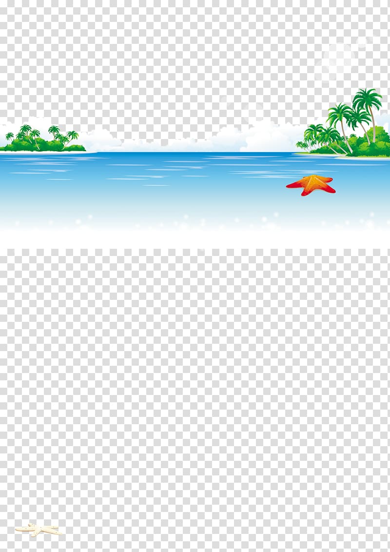 island surrounded body of water , Sea, Cool Beach transparent background PNG clipart
