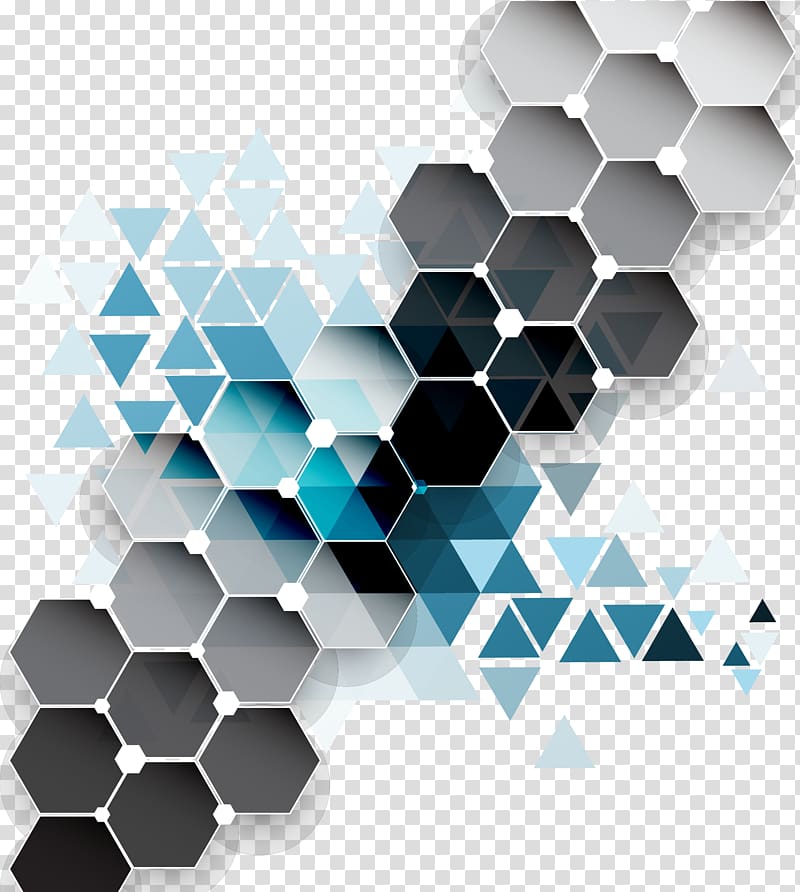 Triangle Geometry, Colorful diamond background , gray and blue 3D transparent  background PNG clipart