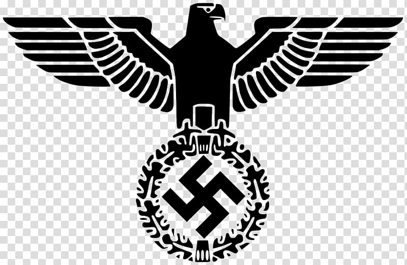 Nazi Germany German Empire Nazi Party Reichsadler, eagle transparent background PNG clipart