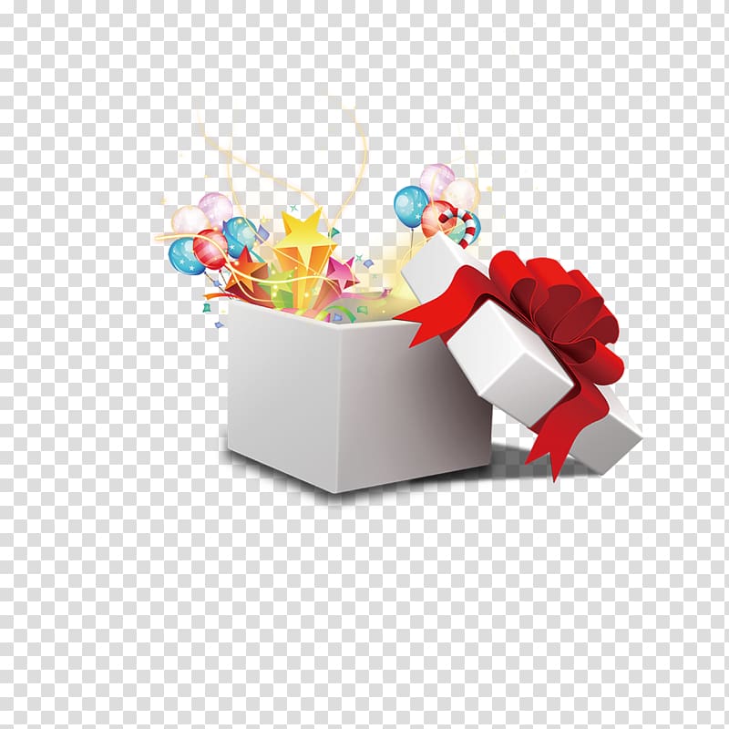 Gift , Open the gift box transparent background PNG clipart