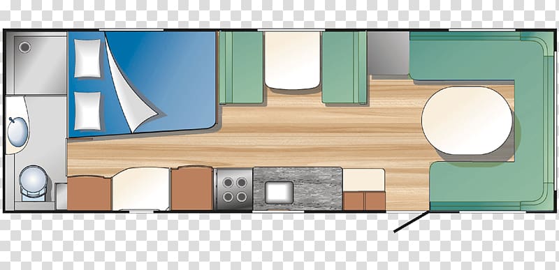 Polar Caravans Floor plan Bed Wagon, TRX transparent background PNG clipart