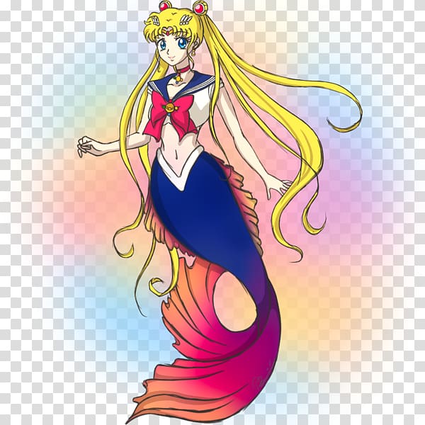 Mermaid Sailor Mercury Anime Sailor Saturn Sailor Moon, Mermaid transparent background PNG clipart