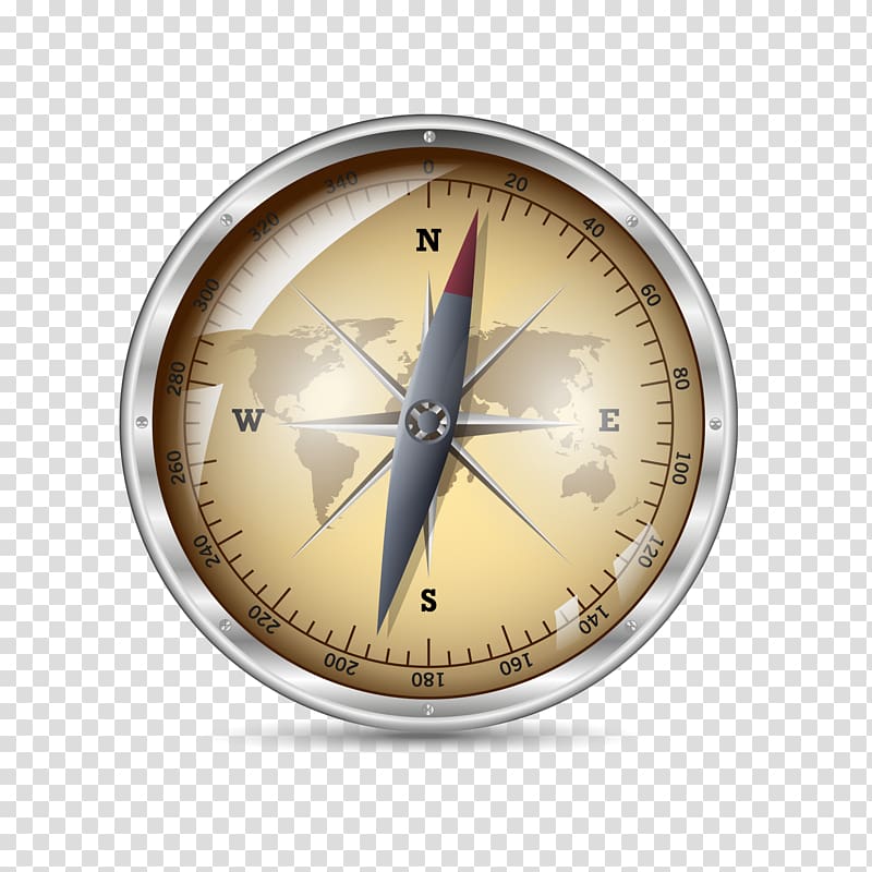 brown and gray compass at 15 degree north, Thumb compass Compass rose, Quasiphysical compass transparent background PNG clipart