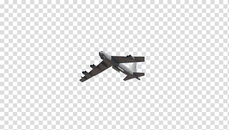 Boeing B-52 Stratofortress Airplane Black and white Bomber, aircraft transparent background PNG clipart
