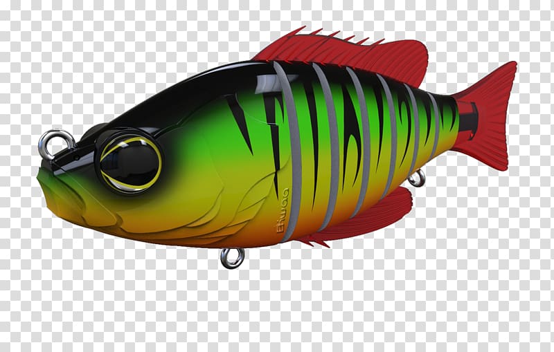 Plug Fishing Baits & Lures Swimbait Largemouth bass, fire tiger transparent background PNG clipart