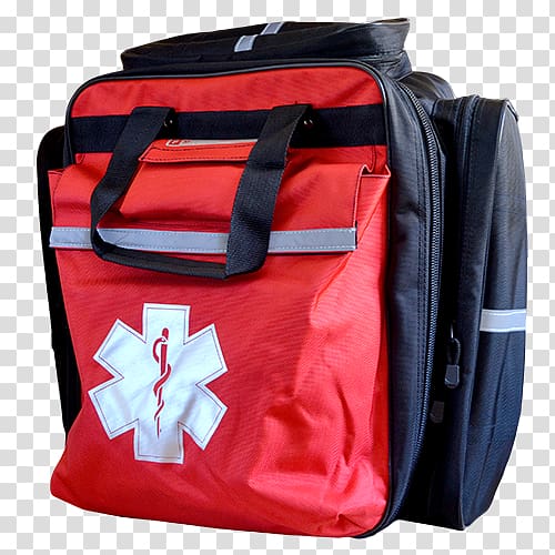 Bag First Aid Kits Advanced life support Paramedic Basic life support, first aid kit transparent background PNG clipart