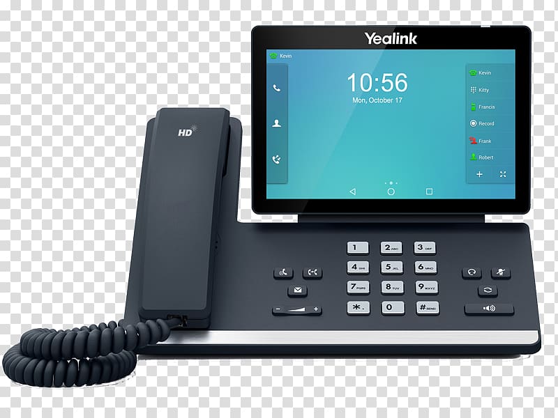 Yealink SIP-T56A Smart Media Phone VoIP phone Android IP Phone Yealink SIP-T56A, android transparent background PNG clipart