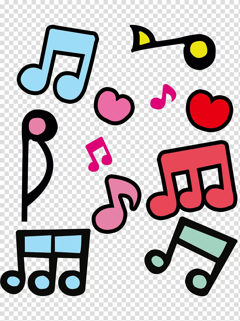 Musical note Cartoon, musical note transparent background PNG clipart