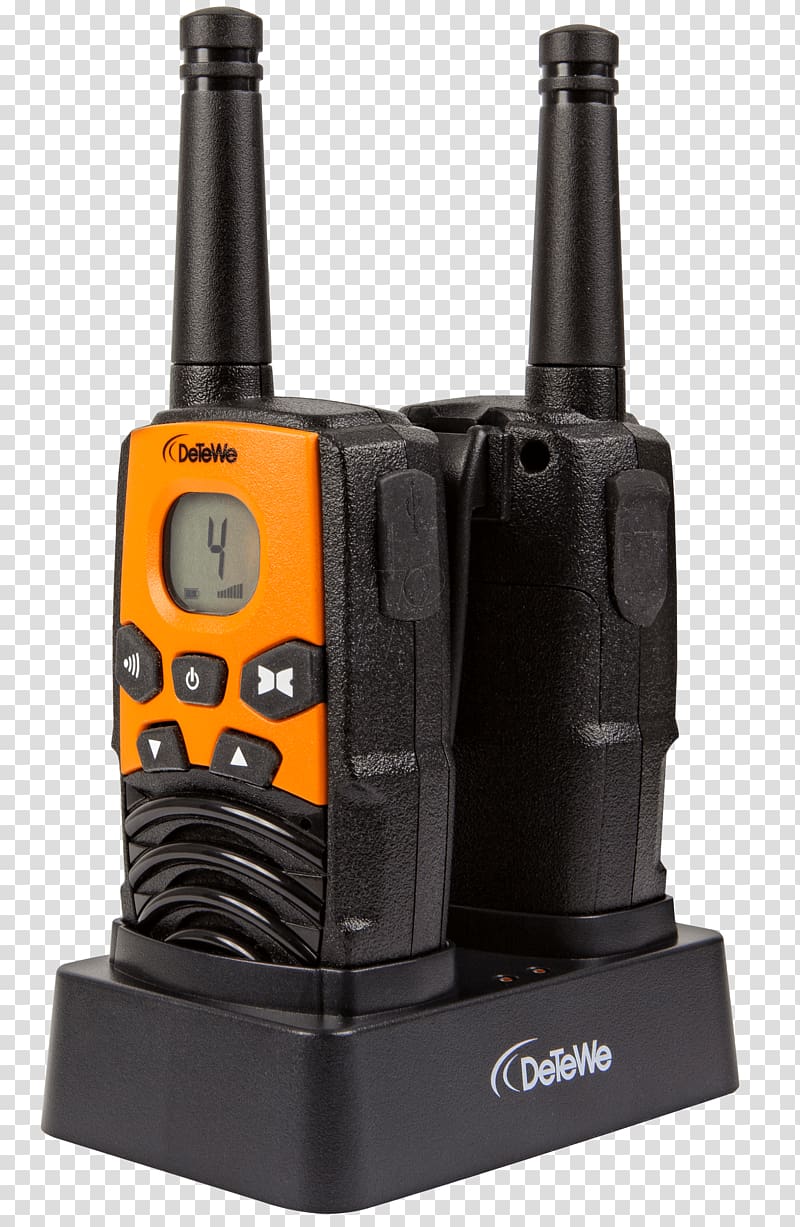 PMR446 Walkie-talkie Two-way radio Transceiver Radiostanice, walkie talkie transparent background PNG clipart
