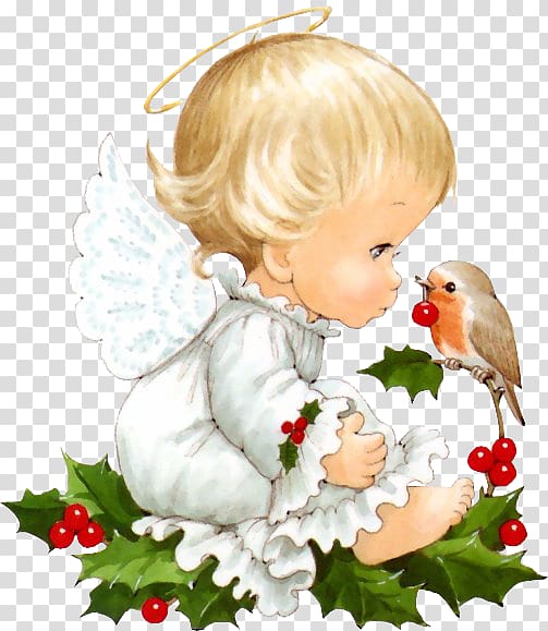 Christmas Gift , angel transparent background PNG clipart