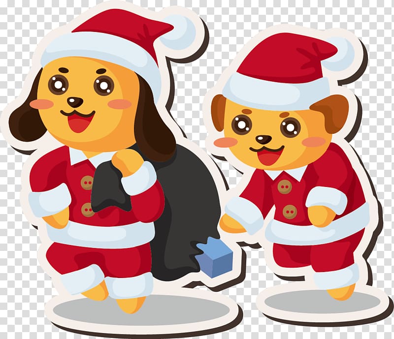 Santa Claus Christmas Cartoon, Christmas theme element material transparent background PNG clipart