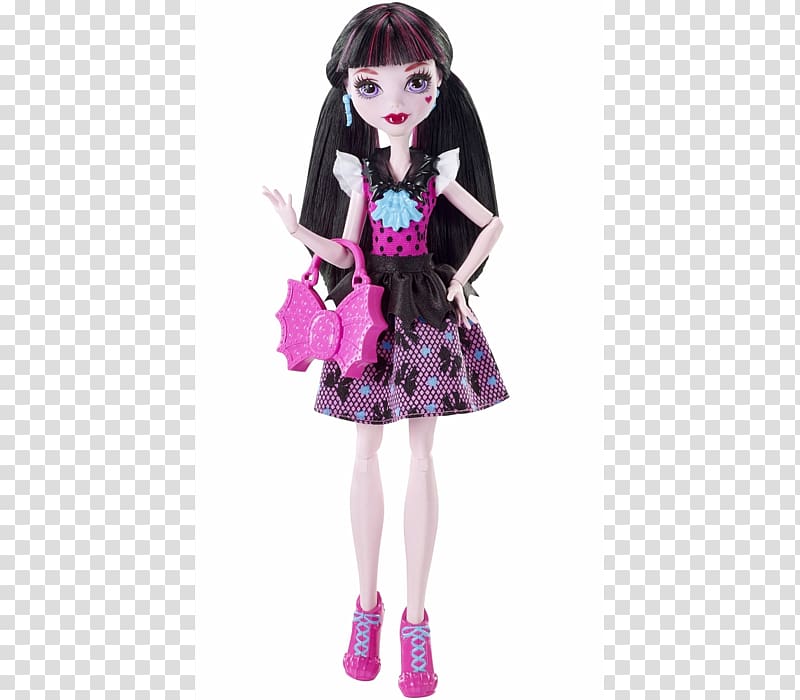 Draculaura Monster High Doll Lagoona Blue Toy, doll transparent background PNG clipart