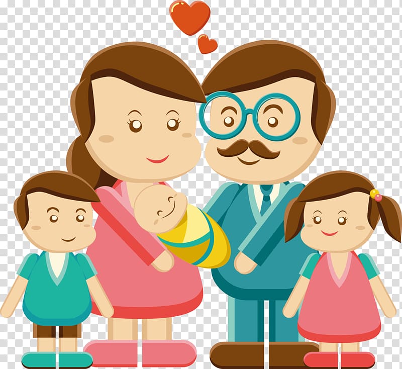 mother and father and children , Father Family Mother , family members transparent background PNG clipart