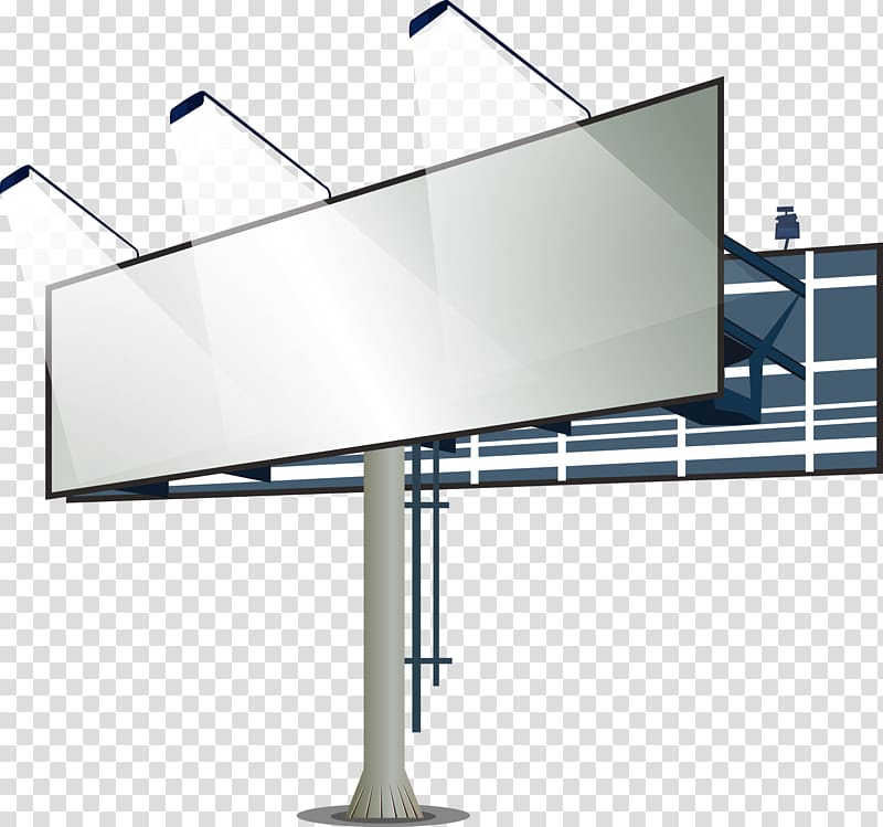 Advertising Billboard Lightbox, Outdoor Billboard transparent background PNG clipart