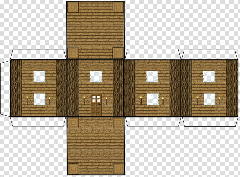 Minecraft Pocket Edition Paper Model House Paper Craft Transparent Background Png Clipart Hiclipart - roblox character papercraft