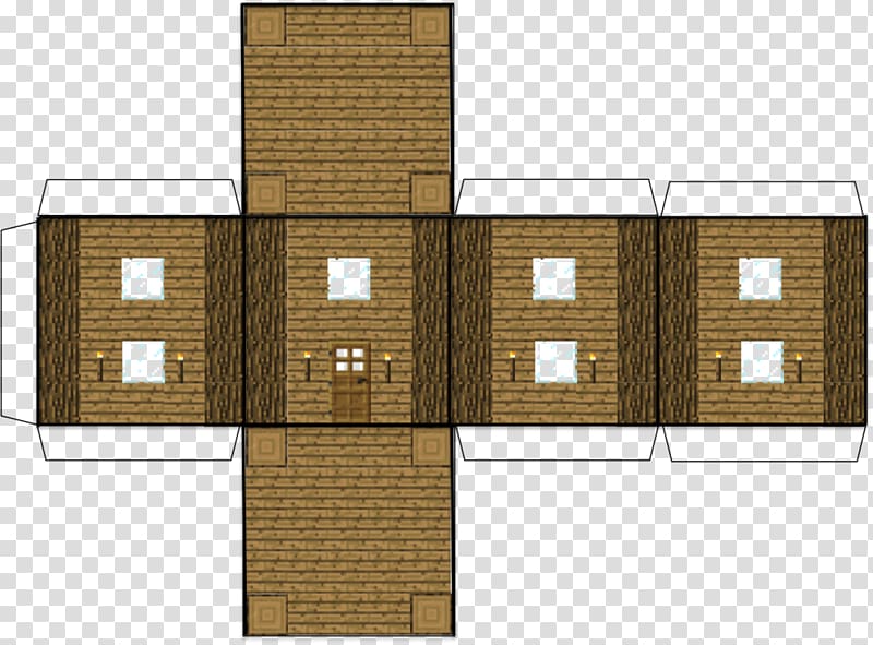 Minecraft Paper Model Template Grass Block PNG - Free Download