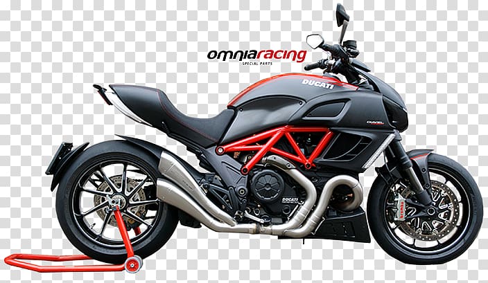 Exhaust system Motorcycle fairing Ducati Diavel Car, Ducati Diavel transparent background PNG clipart