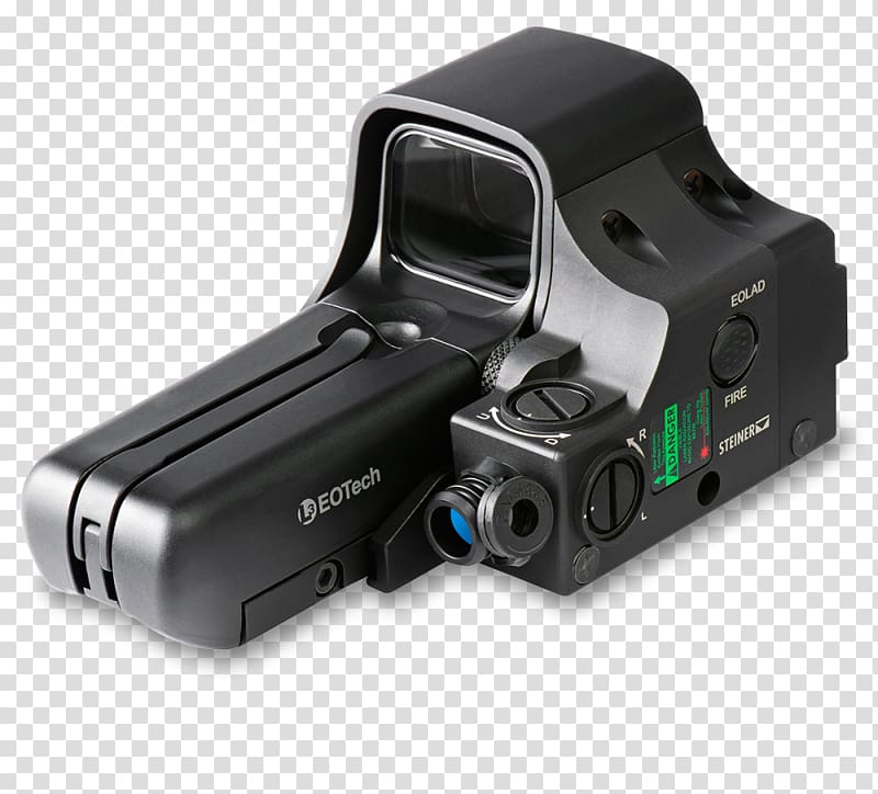 Holographic weapon sight Holography Reflector sight EOTech, Holographic Weapon Sight transparent background PNG clipart