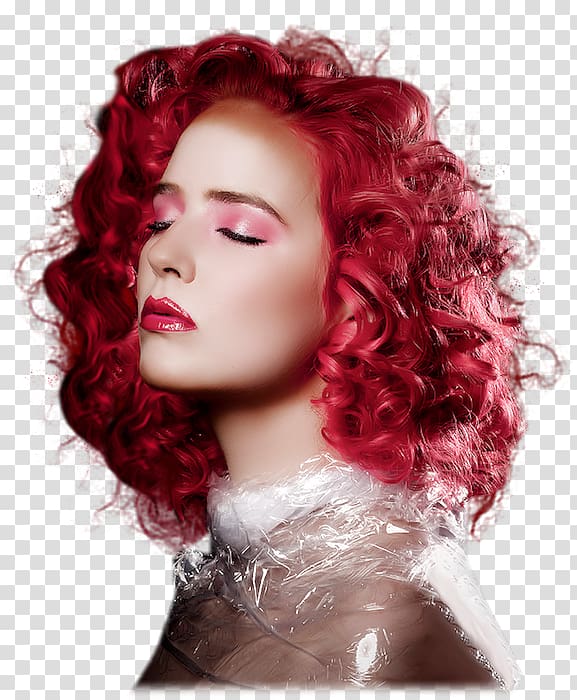 Red hair Woman Blingee, woman transparent background PNG clipart