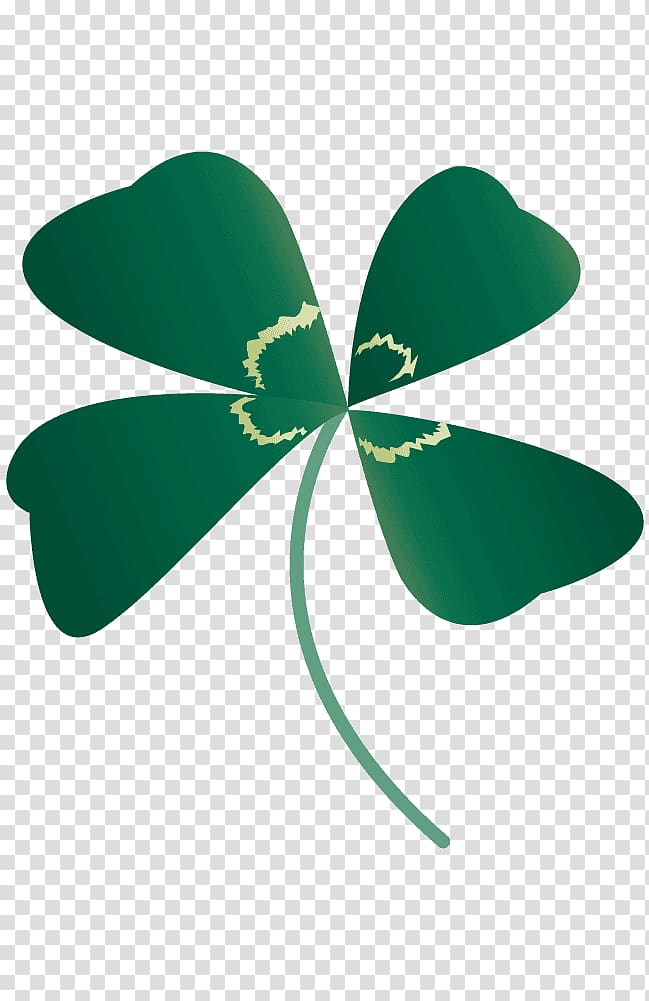 Four-leaf clover Illustration Shamrock White Clover Product design, transparent background PNG clipart