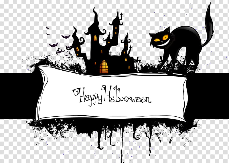 Halloween Wall decal Party Poster, Halloween transparent background PNG clipart