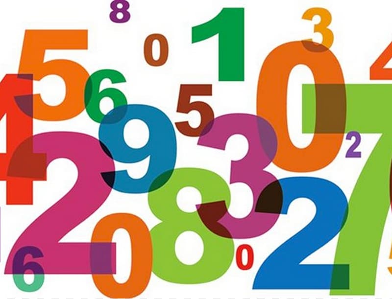 multicolored numbers chart illustration, Numbers game Mathematics Numbers game Prime number, NUMBERS transparent background PNG clipart