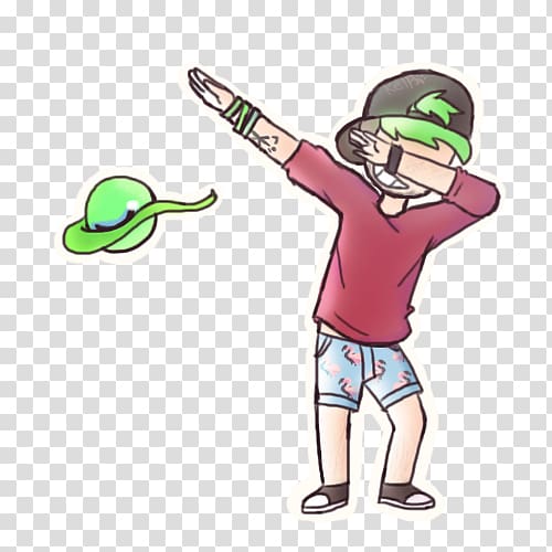 Dab Drawing YouTube Bendy and the Ink Machine Dance, green little boy transparent background PNG clipart