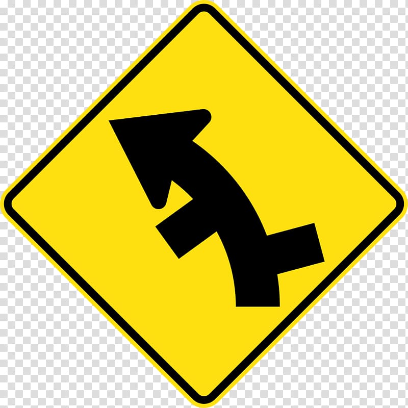 Traffic sign Warning sign Road Traffic Control Devices, Side Road transparent background PNG clipart