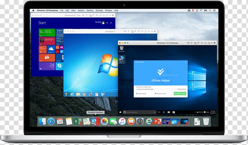 Parallels Desktop 9 for Mac macOS Computer, Computer transparent background PNG clipart