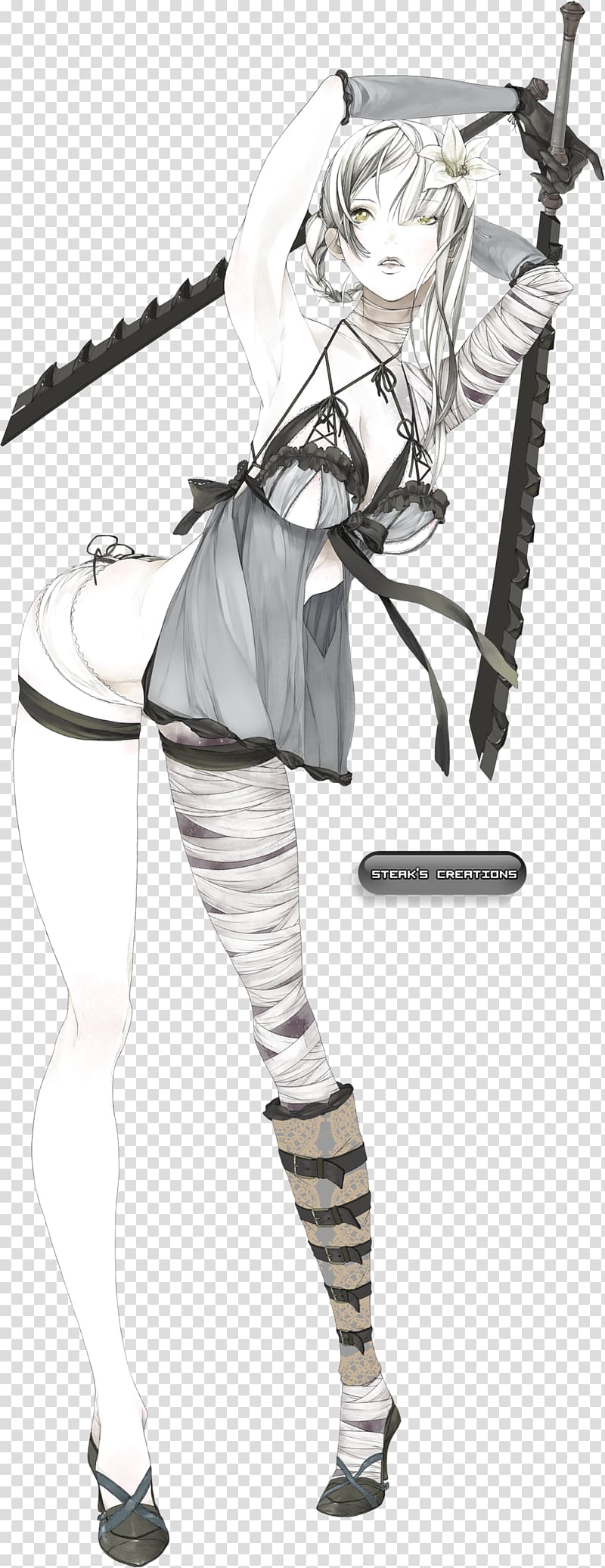 Nier: Automata Drawing Character Role-playing game, nier transparent background PNG clipart