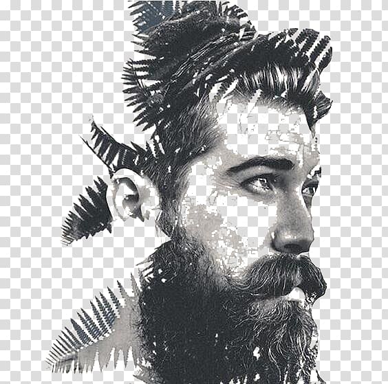 Arnold Beard Big Butch Male Moustache, Creative sense of design posters transparent background PNG clipart