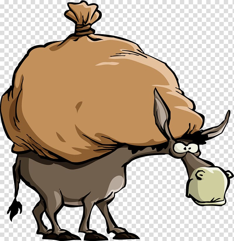 Mule Cartoon Donkey , donkey transparent background PNG clipart