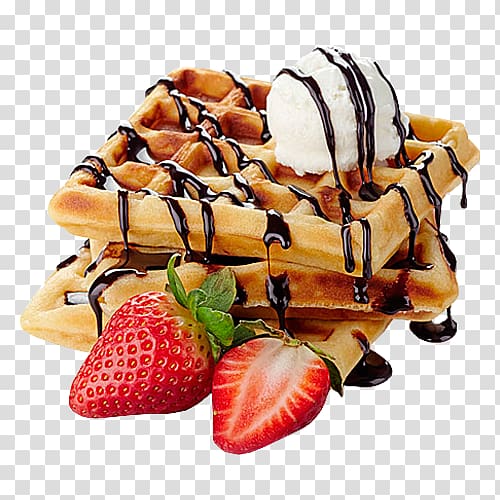 Belgian waffle Belgian cuisine Ice cream Breakfast, ice cream transparent background PNG clipart
