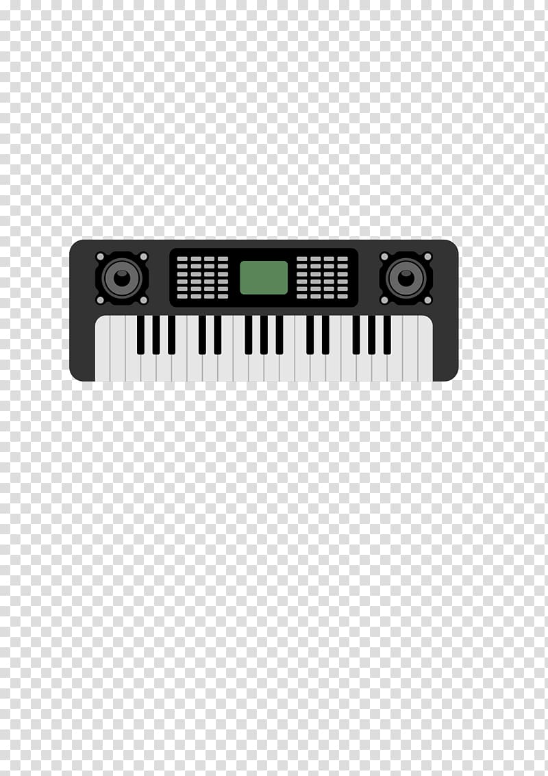 Musical instrument Musical keyboard, Cartoon music keyboard instruments transparent background PNG clipart