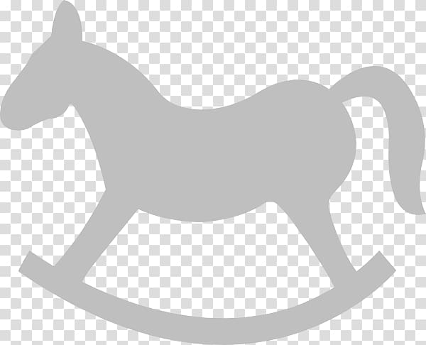 Rocking horse , Rocking Horse Silhouette transparent background PNG clipart