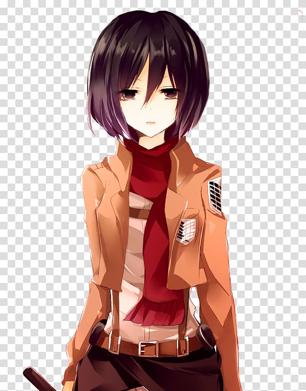 Mikasa Ackerman Eren Yeager Levi Attack on Titan, Mikasa ackerman transparent background PNG clipart